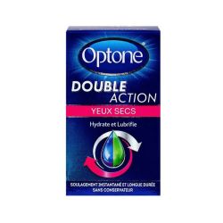 Optone Double Action Yeux Secs Fl 10Ml