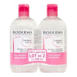 Bioderma Crealine Ts H2O Lot 500Mlx2