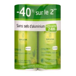 Weleda Deod Roll-On Citrus 2X50Ml