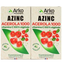 Azinc Naturel Acerola 1000 Cpr30