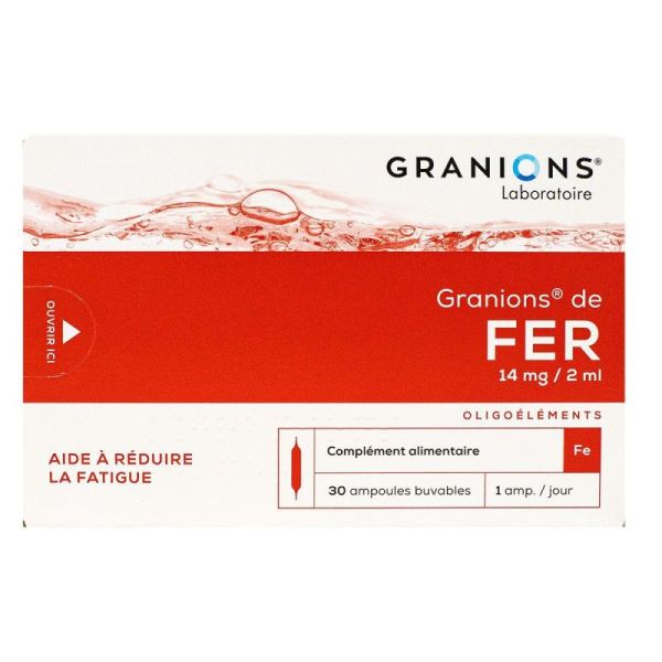 Granions Fer Buv Amp 2Ml 30