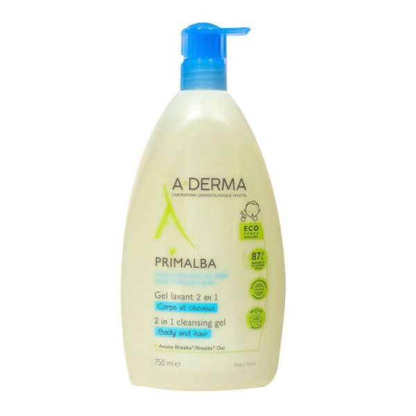 A-Derma Primalba Gel Lav 2/1 Fl750Ml Bt 1