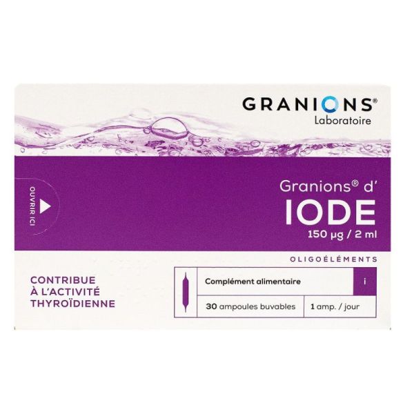 Granions Iode Buv Amp 2Ml 30