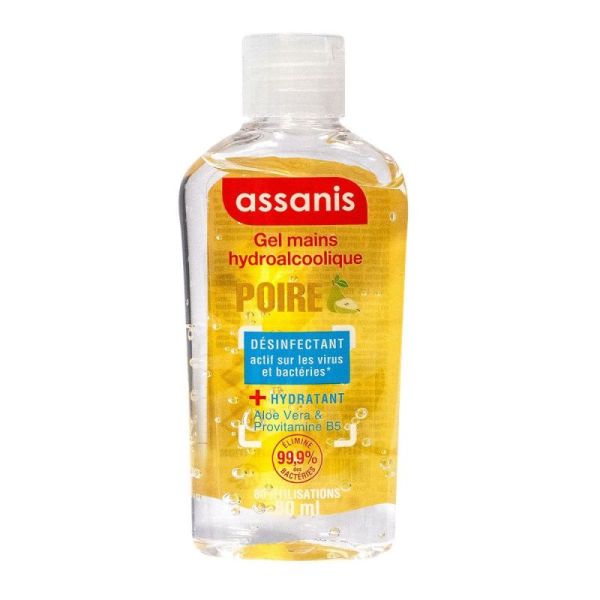 Assanis Gel Hydroalcoolique 80 Ml Poire