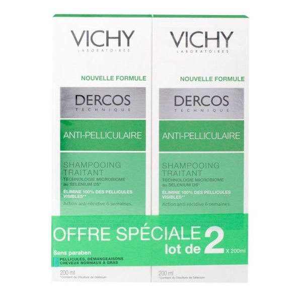 Vichy Dercos Shp A-Pel Gras 2 X200Ml