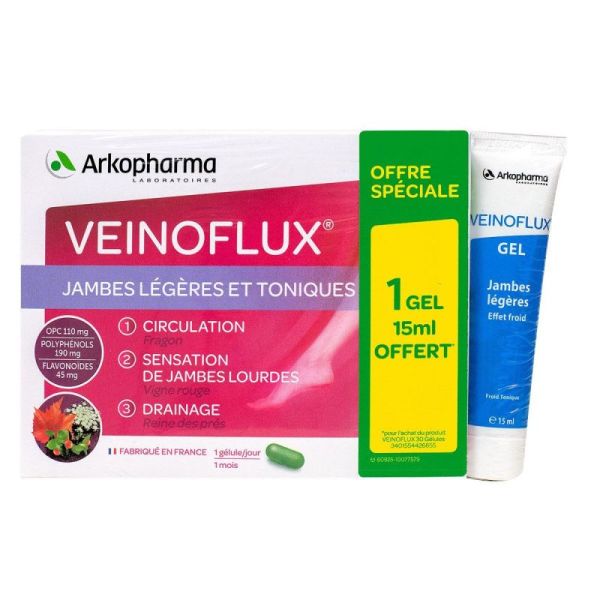 Veinoflux Jambes Legeres 30 Gelgel Offer