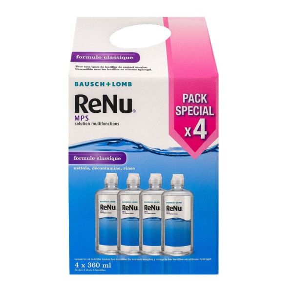 Renu Mps Pack 4X360 Ml Fra Grv