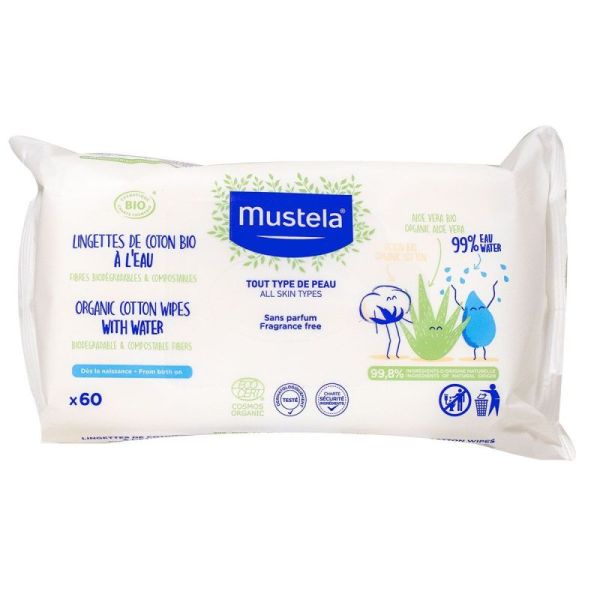 Mustela Lingettes A Laposeau X60