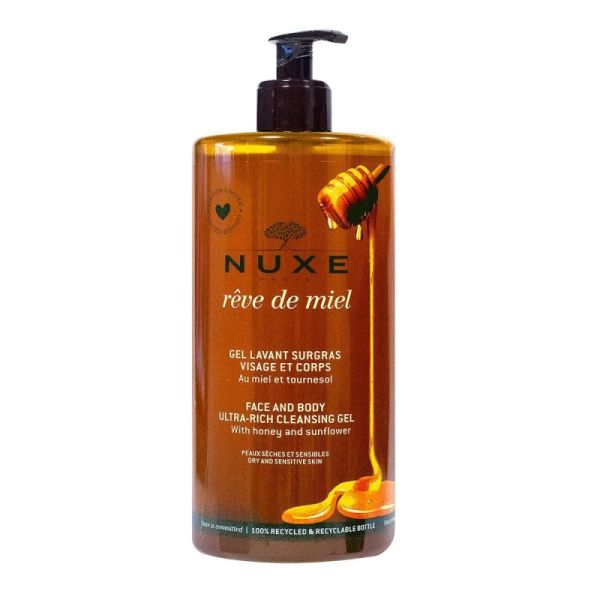 Nuxe Reve De Miel Gel Lav Surgras 750Ml