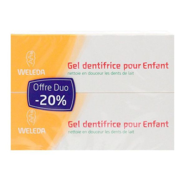 Weleda Gel Dentrifrice Enfant 50Mlx2