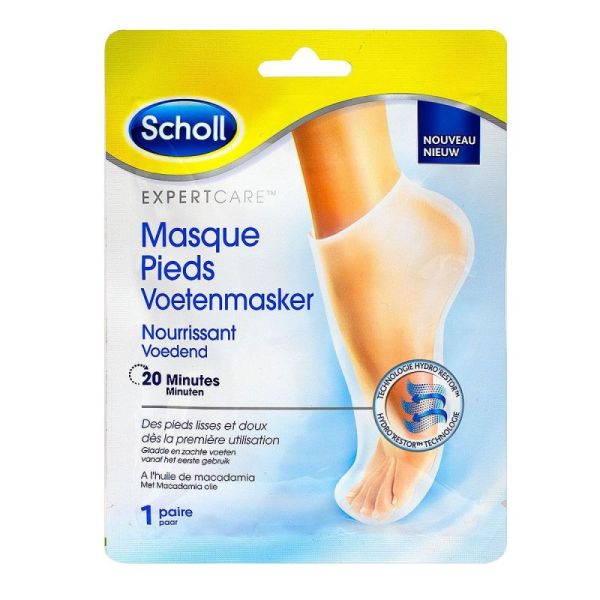 Scholl Masque Pieds Huile Macadamia