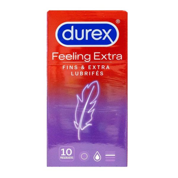 Durex Feeling Extra Preserv 10