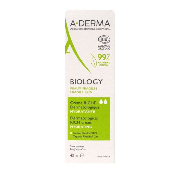 A-Derma Biology Cr Rich Derma Tb40Ml