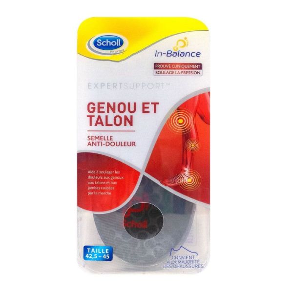 Scholl Semelle Genou Amp Talon T3