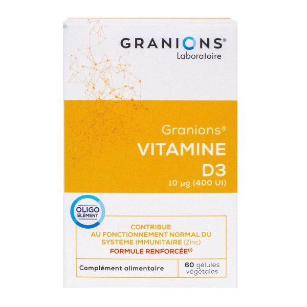 Granions Vit D3 10Mg Gelu Bt60