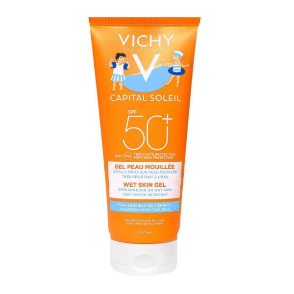 Vichy Gel Peau Mouillee Enf Spf50 200Ml