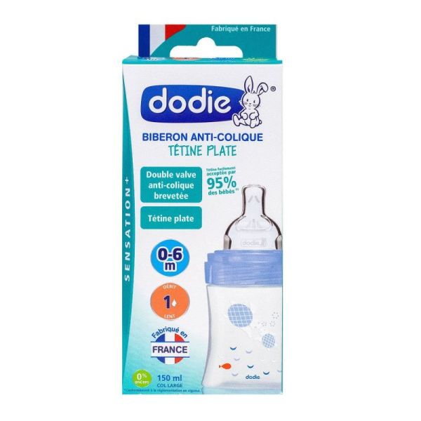 Dodie Bib 150Ml T Pla1 Mer Ble1