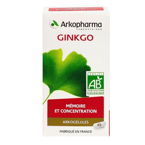 Arkogelules Ginkgo Bio Gelu Bt45