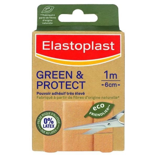 Elastoplast Green Amp Protect Tissu 10X6Cm