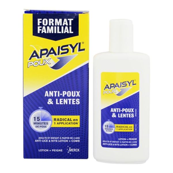 Poux Apaisyl Fl200Ml  Peign 1