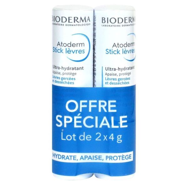 Bioderma Atoderm Sticks Levres 2X4G