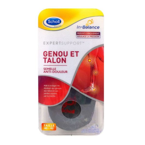 Scholl Semelle Genou Amp Talon T2