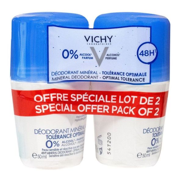 Vichy Deo Mineral Roll On Toleranc 250Ml