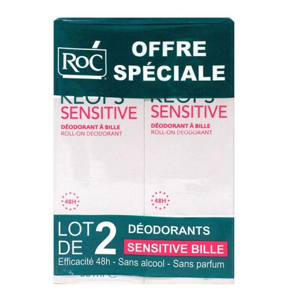 Keops Deo Roll-On Px Sens 48H 30Ml X2