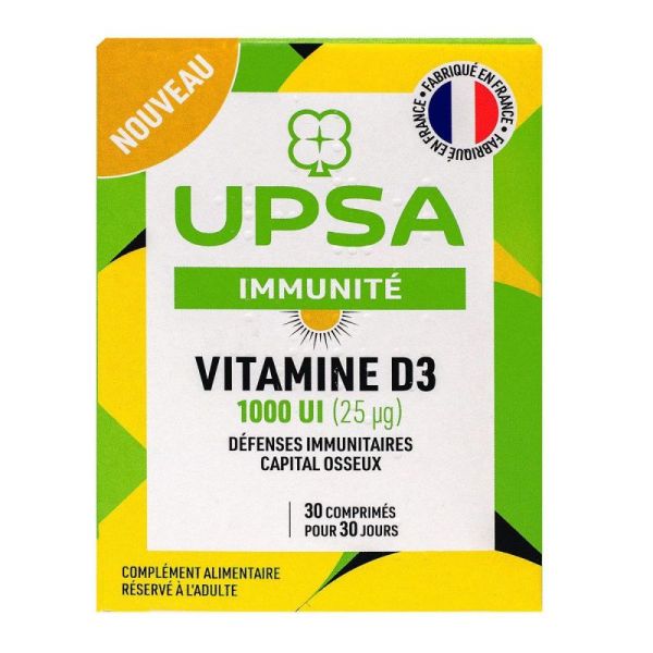 Upsa Vit D3 1000Ui Cpr Bt30