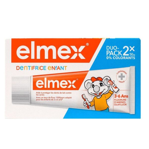 Elmex Dent Enf 3-6Ans Tb50Ml 2