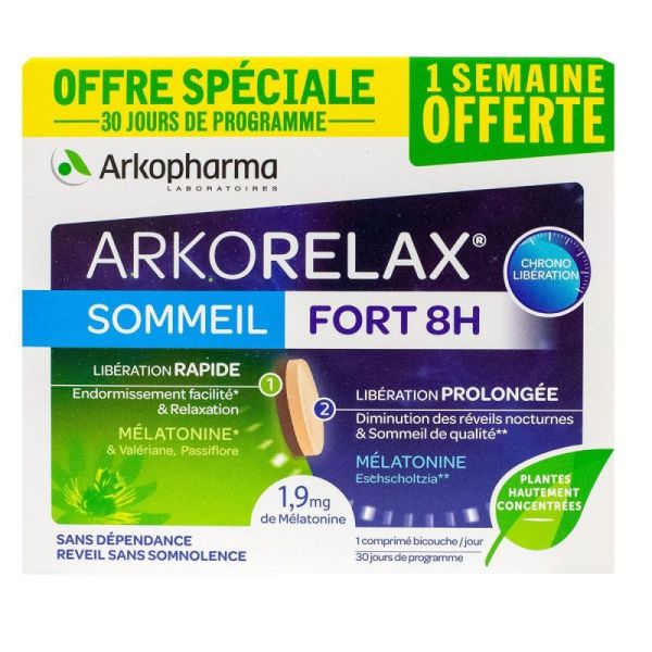 Arkorelax Som 8H O S Cpr Bt30