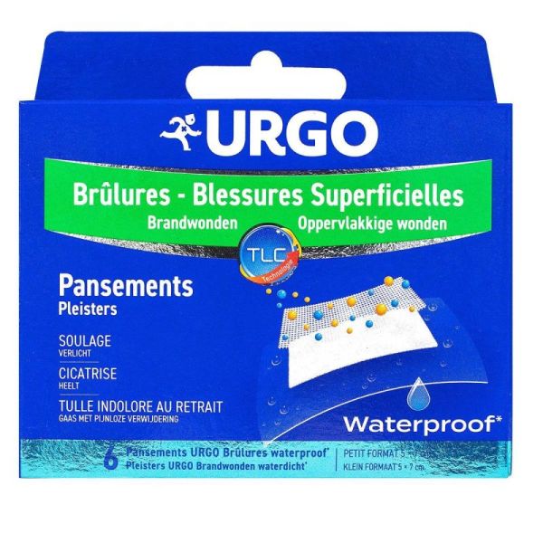 Urgo Brulur Pans W 5X7Cm Bt6