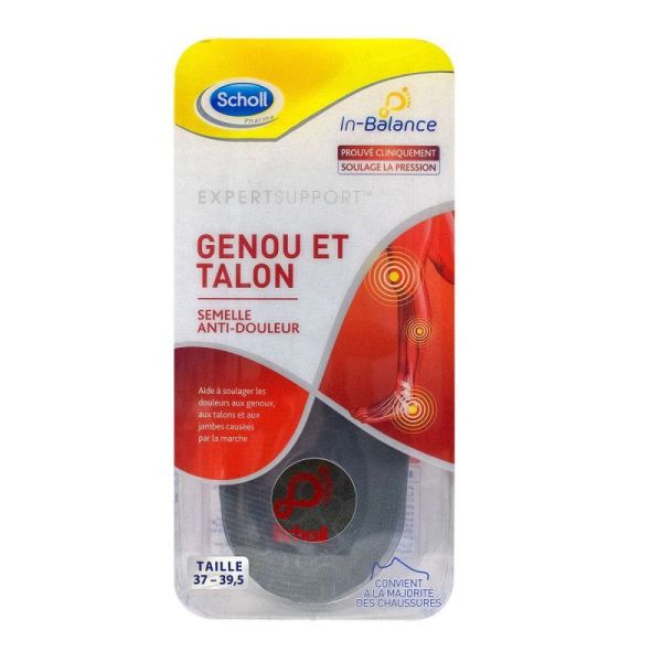 Scholl Semelle Genou Amp Talon T1